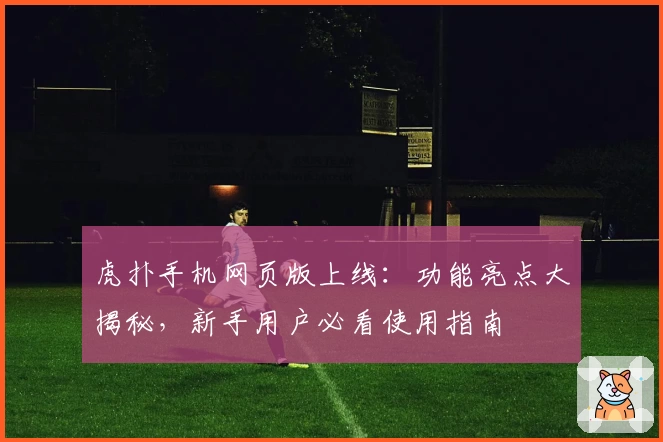 虎扑手机网页版上线：功能亮点大揭秘，新手用户必看使用指南